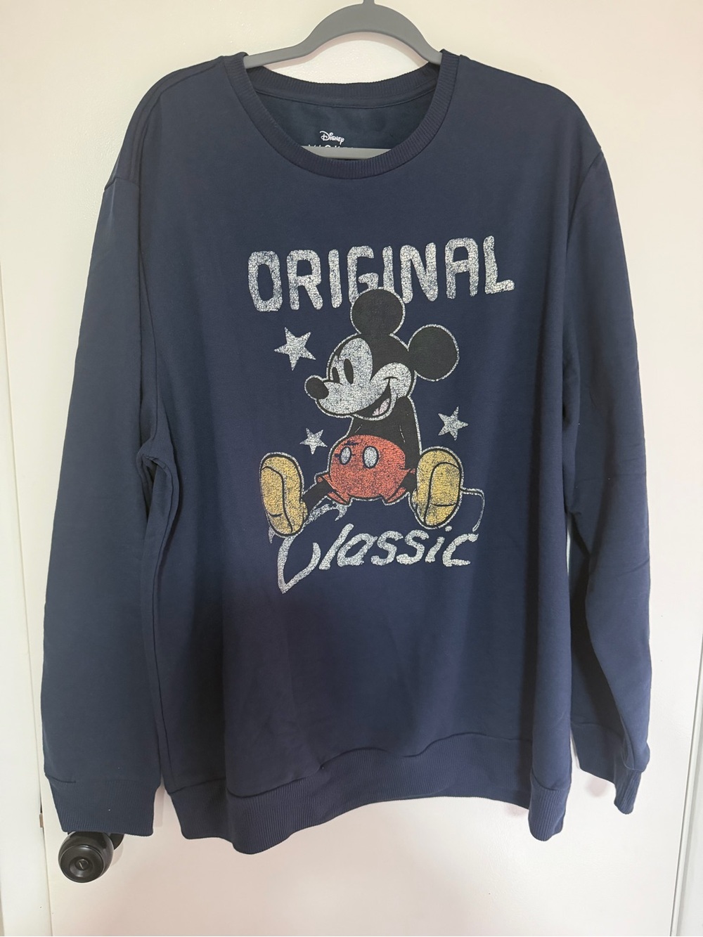 Disney women’s Classic Mickey Sweatshirt - Navy